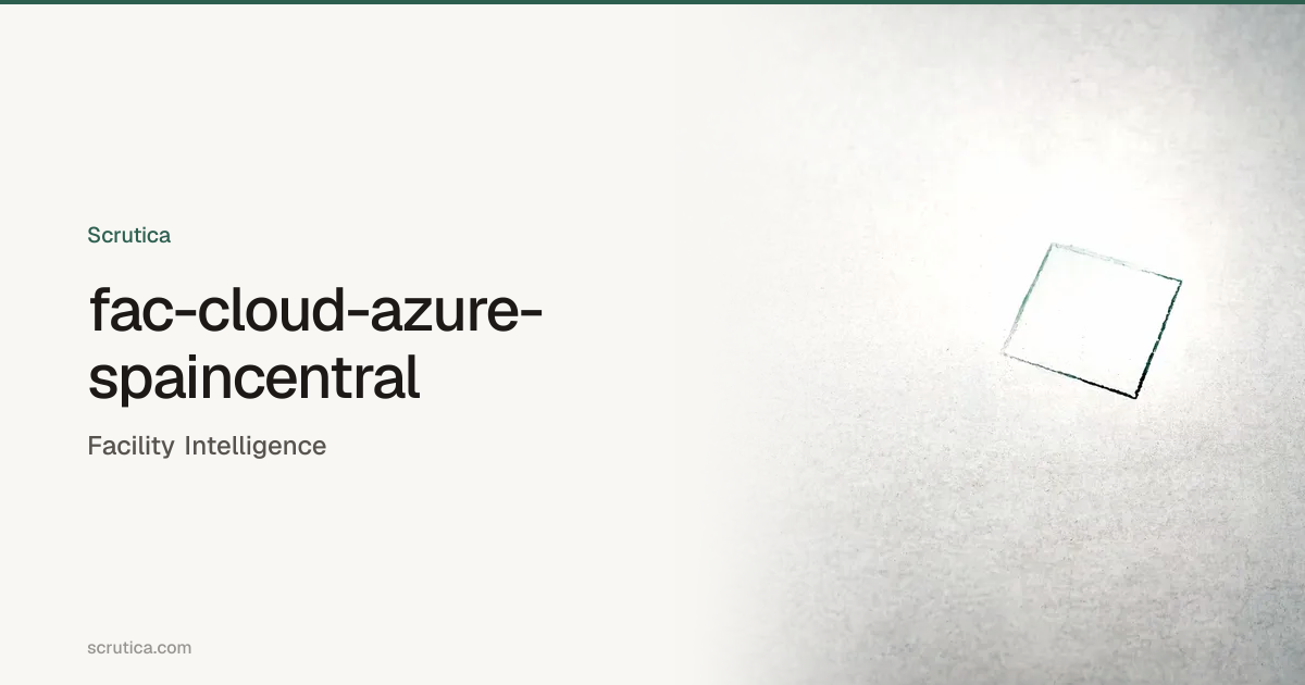 AZURE Spain Central | Scrutica