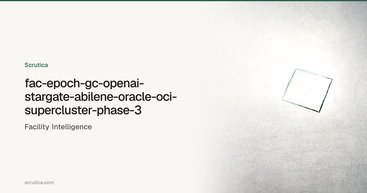 OpenAI Stargate Abilene Oracle OCI Supercluster Phase 3 | Scrutica