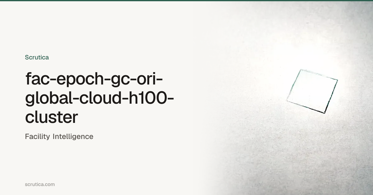Ori Global Cloud H100 Cluster | Scrutica